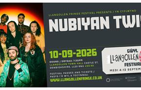 Nubiyan Twist on Llangollen Fringe Festival banner post